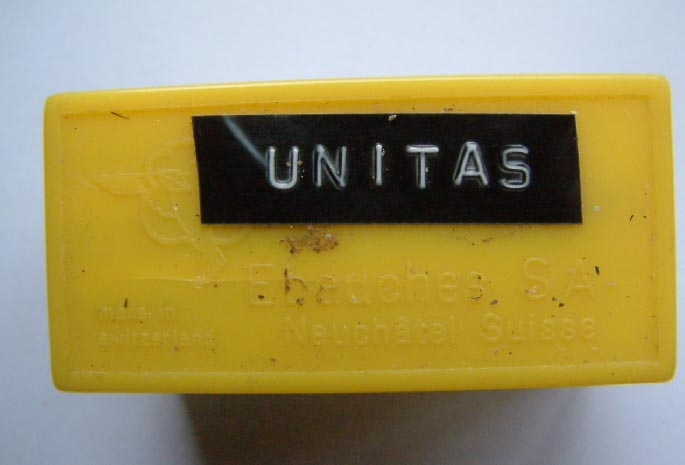 6 boxes of Unitas etc watch parts from a watch makers estate